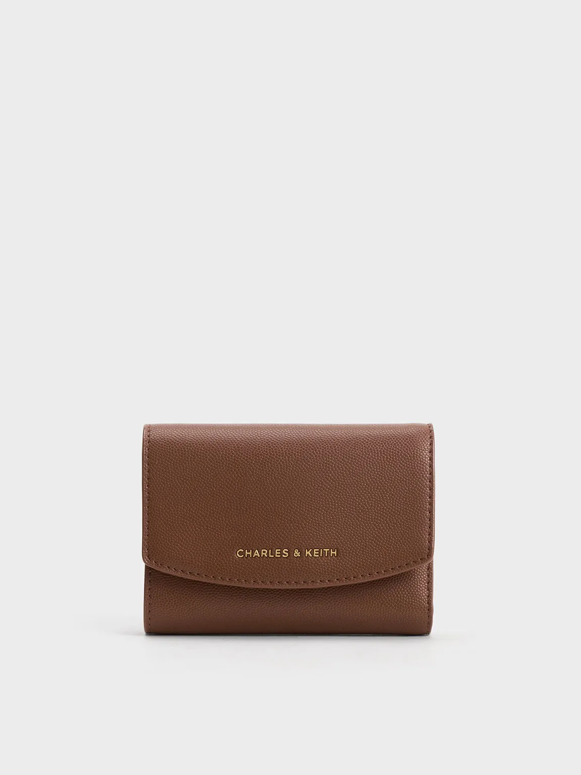 Charles & Keith - Briony Curved Flap Wallet sold by Charles & Keith