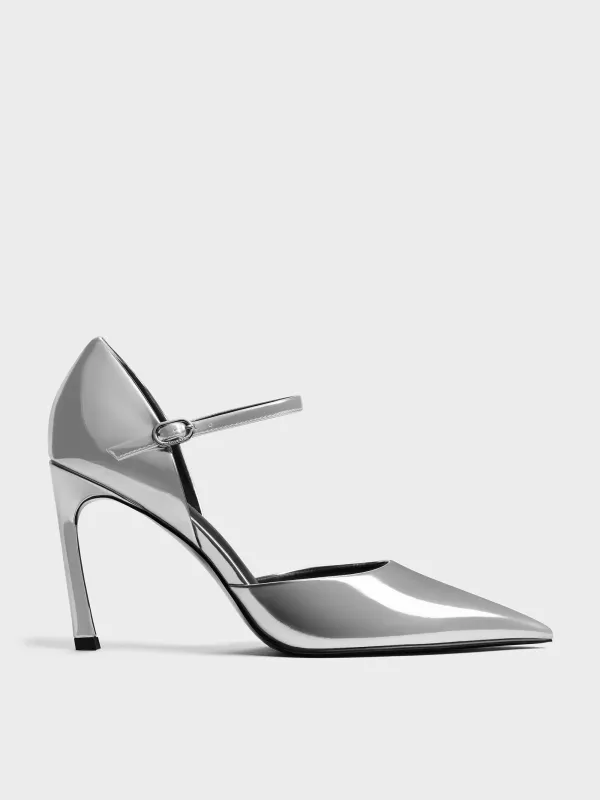 Charles & Keith - Metallic Pointed D'Orsay Stiletto Pumps sold by Charles & Keith