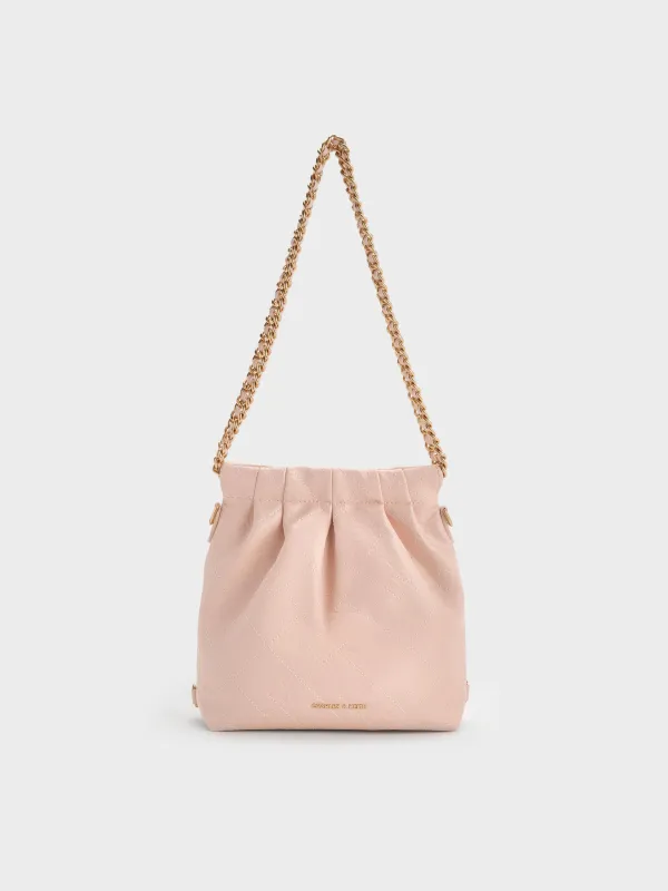 Charles & Keith - Duo Chain-Handle Two-Way Backpack sold by Charles & Keith