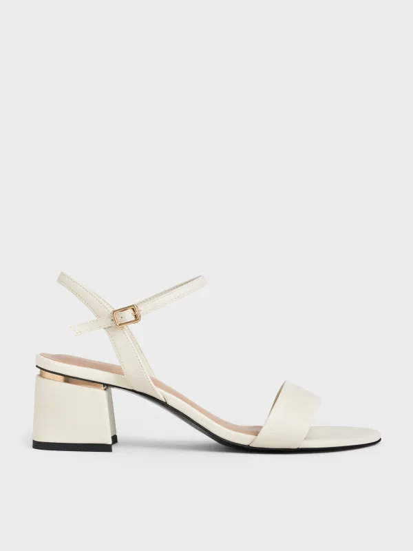 Charles & Keith - Sylva Block-Heel Sandals sold by Charles & Keith