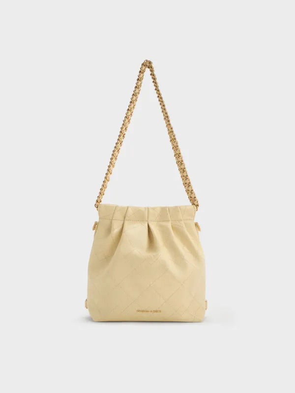 Charles & Keith - Duo Chain-Handle Two-Way Backpack sold by Charles & Keith