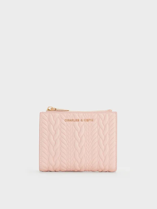 Charles & Keith - Apolline Textured Top-Zip Wallet sold by Charles & Keith