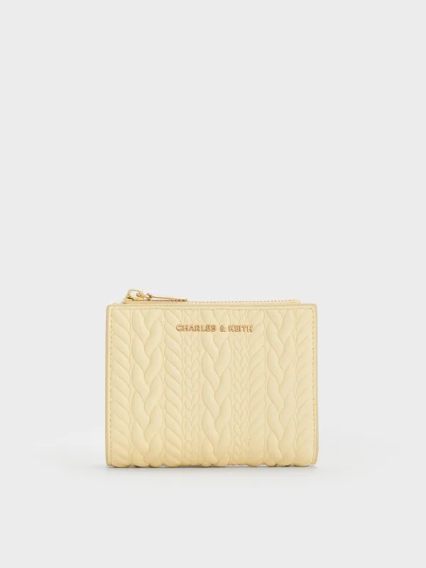 Charles & Keith - Apolline Textured Top-Zip Wallet sold by Charles & Keith