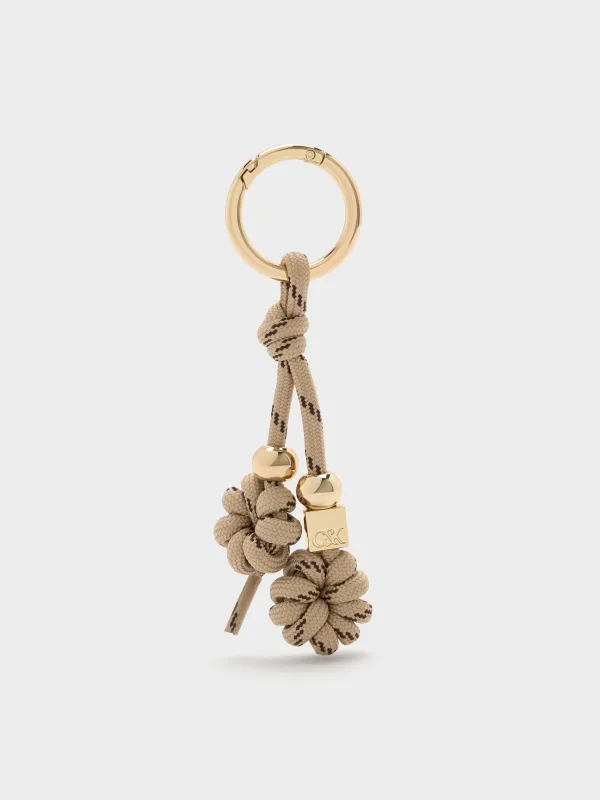 Charles & Keith - Knotted-Flower Charm sold by Charles & Keith