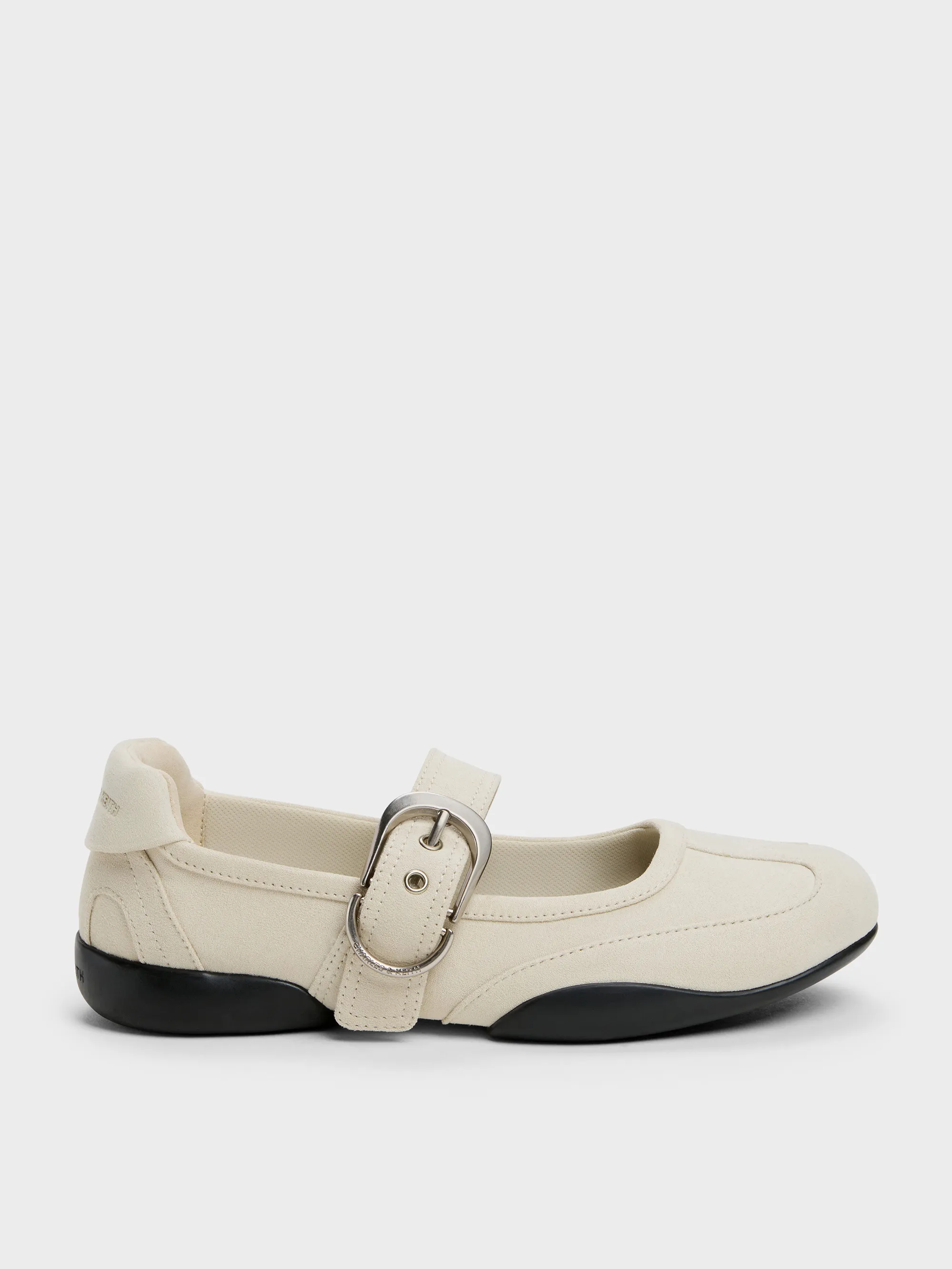 Charles & Keith - Louise Faux Suede Mary Jane Sneakers sold by Charles & Keith