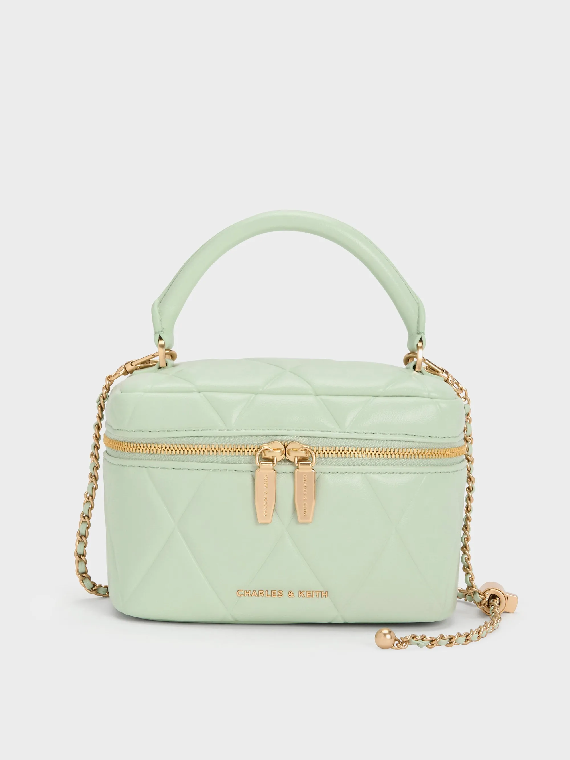 Charles & Keith - Arwen Quilted Vanity Bag sold by Charles & Keith