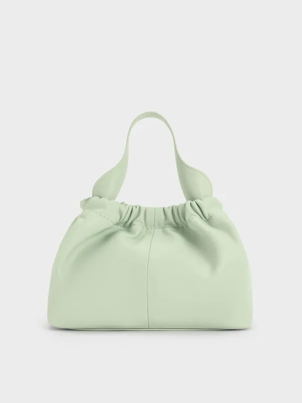 Charles & Keith - Ally Ruched Slouchy Chain-Handle Bag sold by Charles & Keith