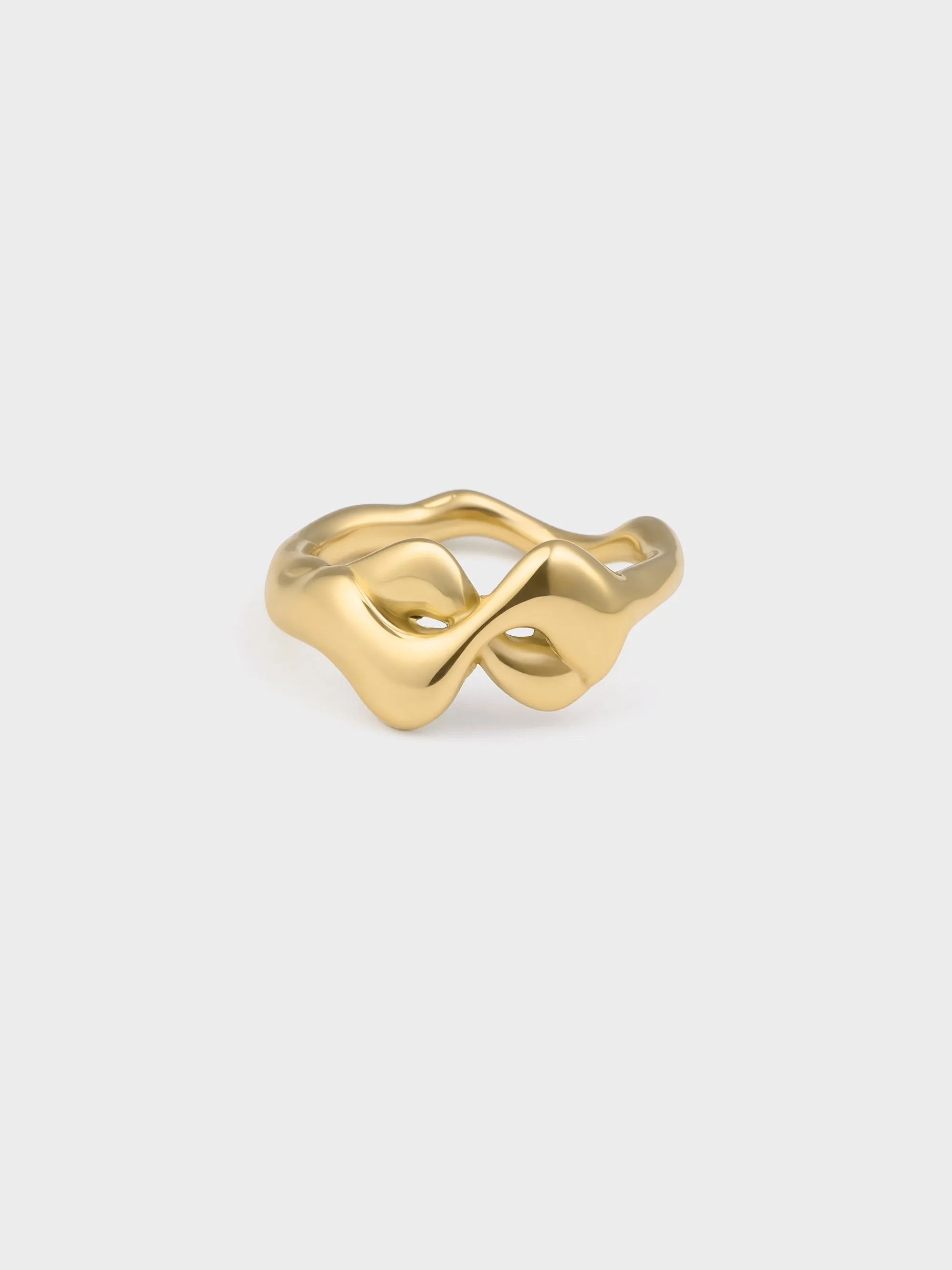 Charles & Keith - Emilia Wavy Ring sold by Charles & Keith