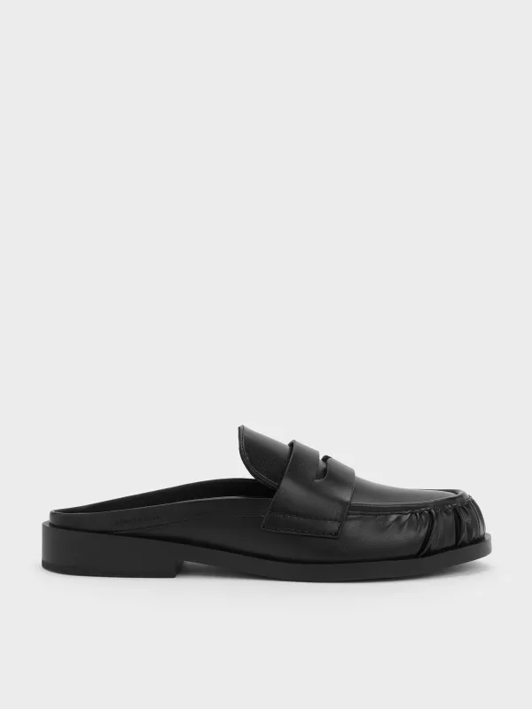 Charles & Keith - Dylan Penny Loafer Mules made by Charles & Keith