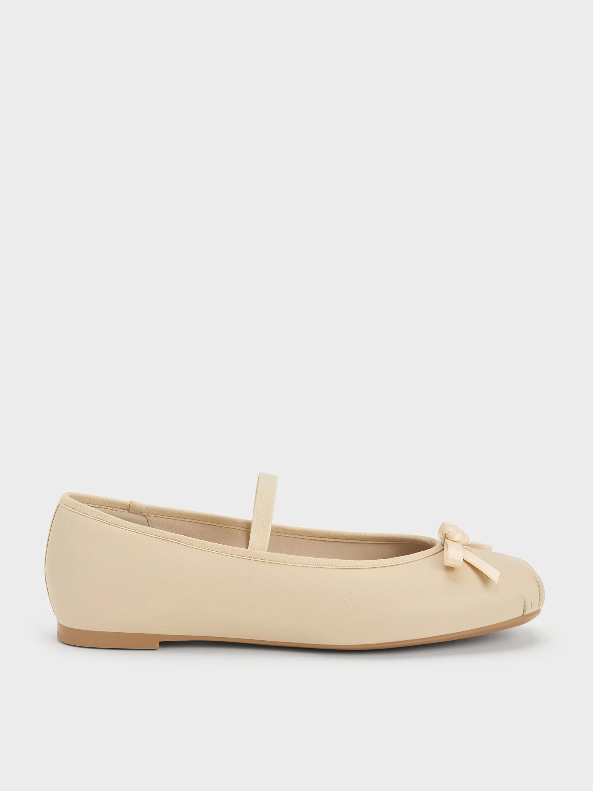 Charles & Keith - Kelis Rose-Bow Mary Jane Flats sold by Charles & Keith