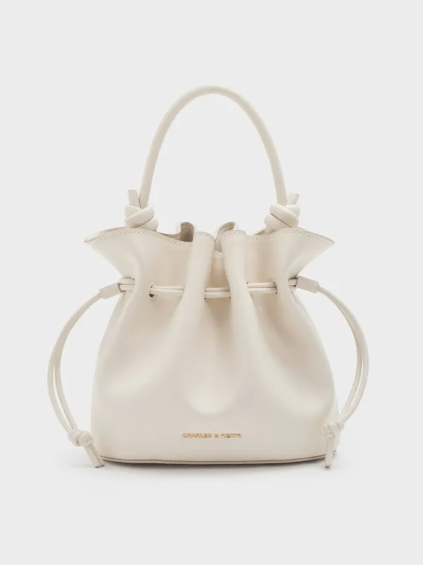 Charles & Keith - Sammie Drawstring Bucket Bag sold by Charles & Keith