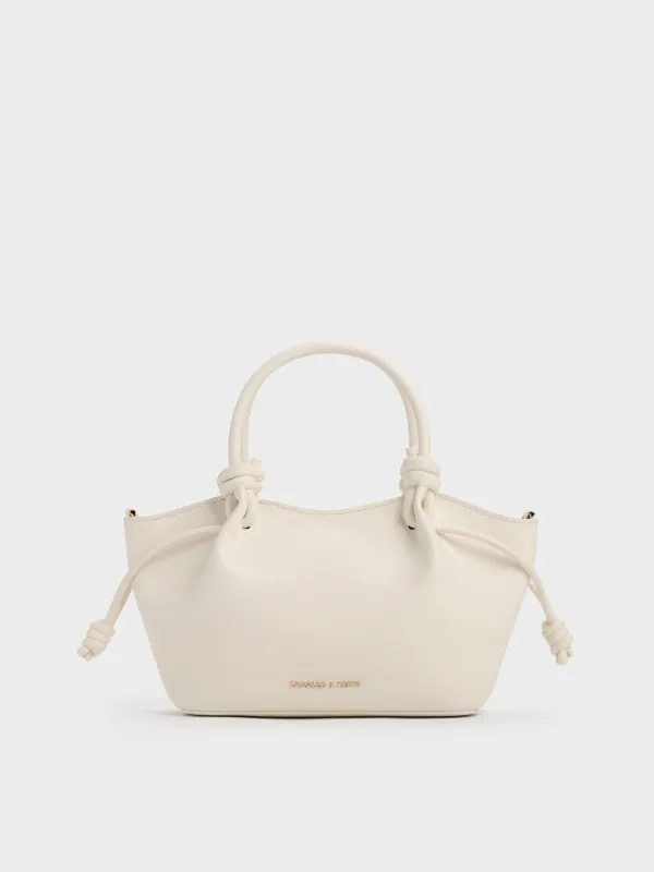 Charles & Keith - Sammie Knotted-Handle Tote Bag sold by Charles & Keith