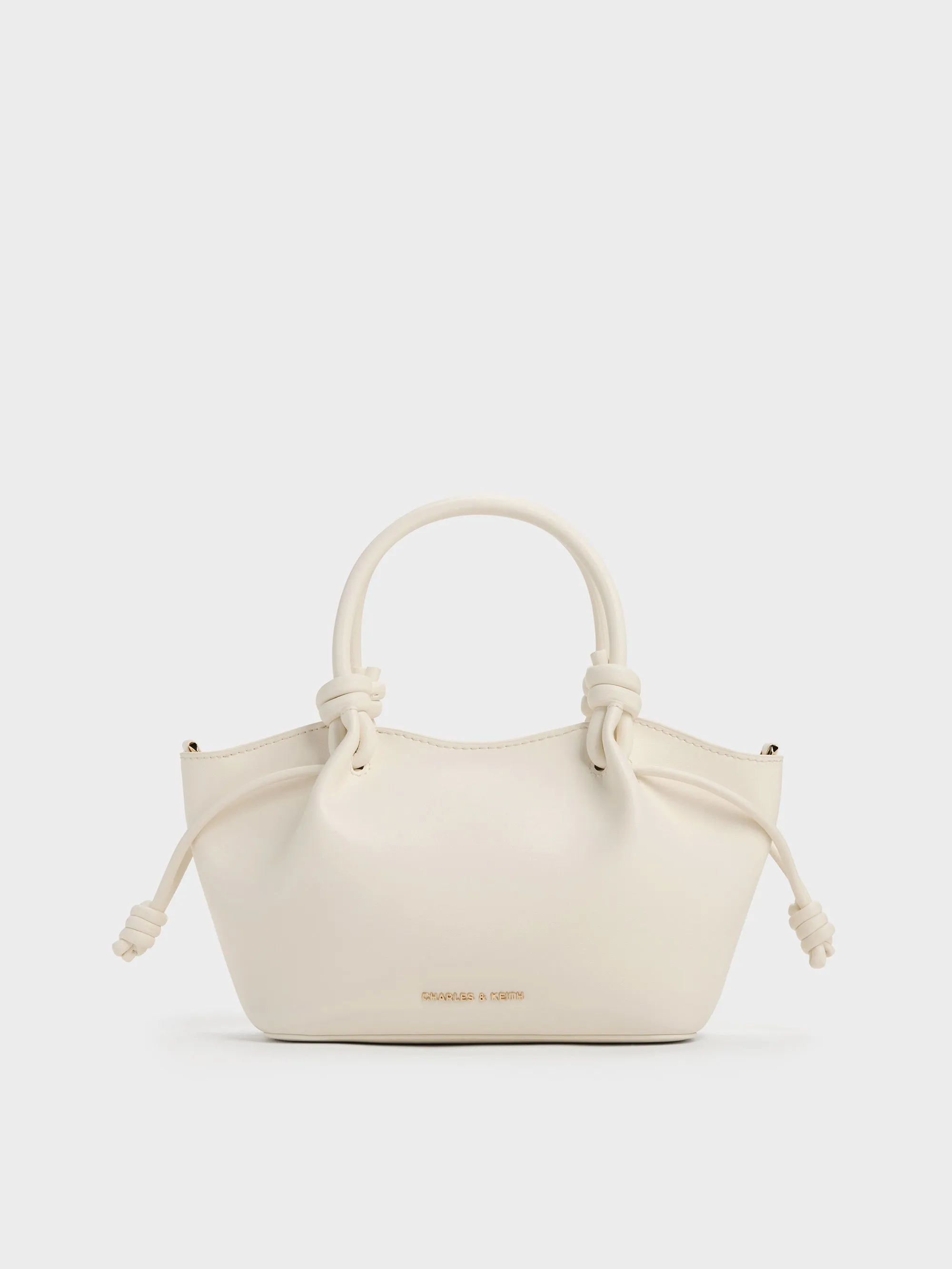 Charles & Keith - Sammie Knotted-Handle Tote Bag sold by Charles & Keith