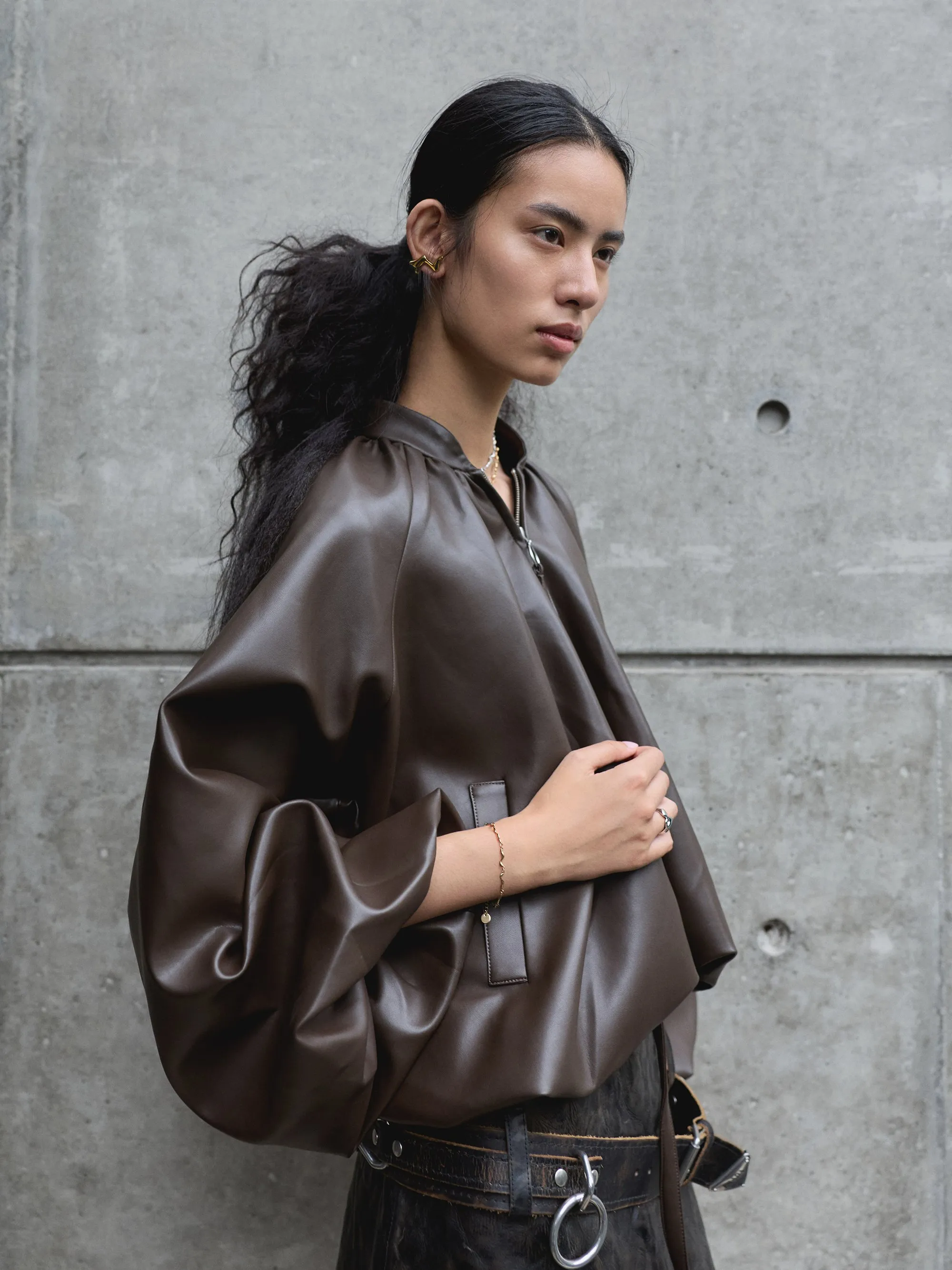 Charles & Keith - Emilia Wavy Necklace sold by Charles & Keith