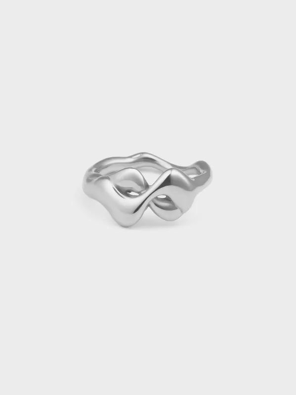 Charles & Keith - Emilia Wavy Ring sold by Charles & Keith