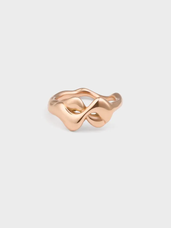 Charles & Keith - Emilia Wavy Ring sold by Charles & Keith
