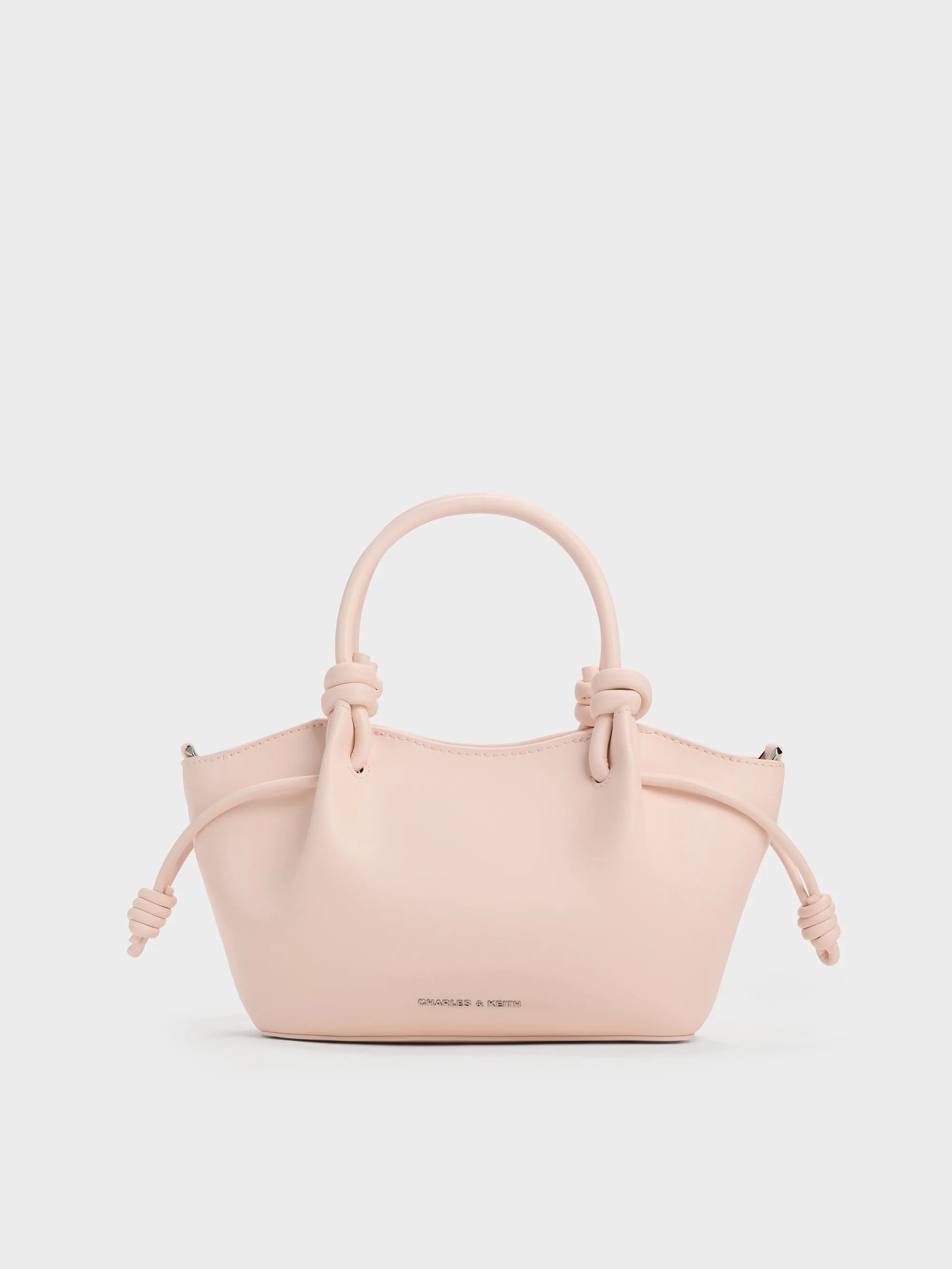 Charles & Keith - Sammie Knotted-Handle Tote Bag sold by Charles & Keith