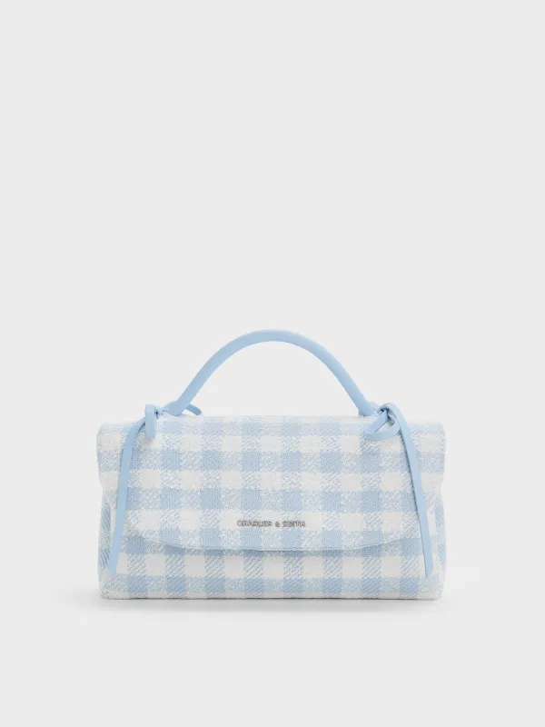 Charles & Keith - Hazel Gingham Bow Wallet On Chain sold by Charles & Keith