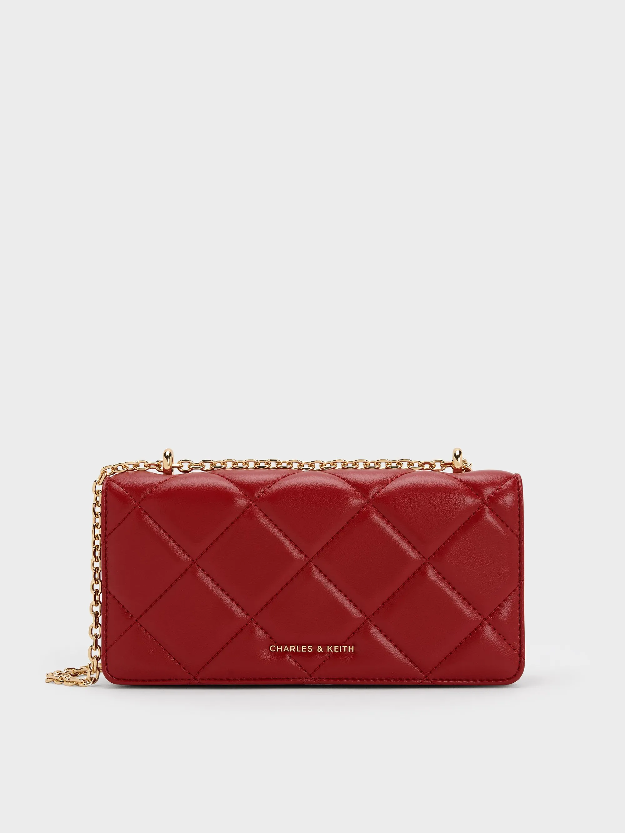 Charles & Keith - Paffuto Quilted Wallet On Chain sold by Charles & Keith