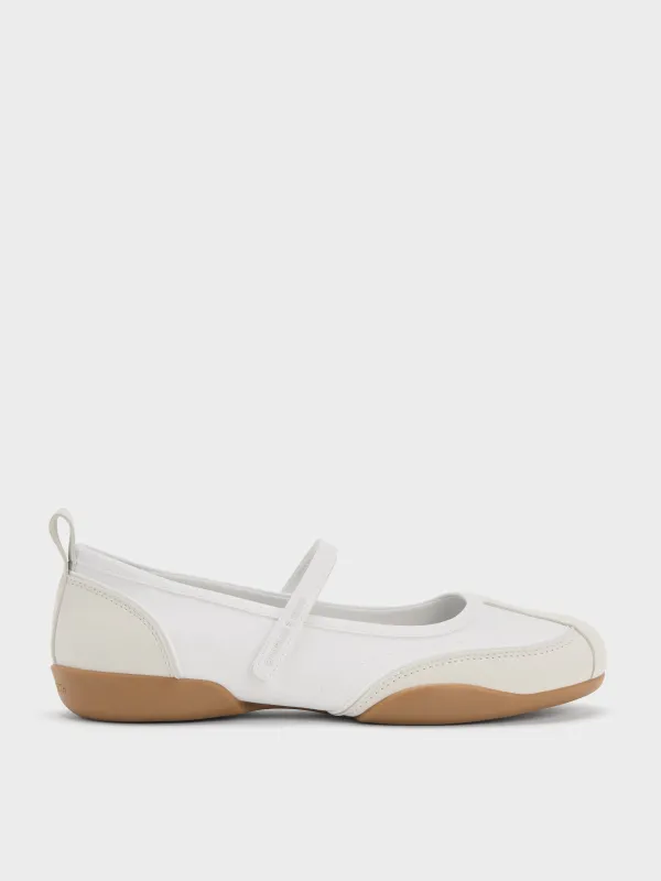 Charles & Keith - Louise Two-Tone Mary Jane Sneakers sold by Charles & Keith