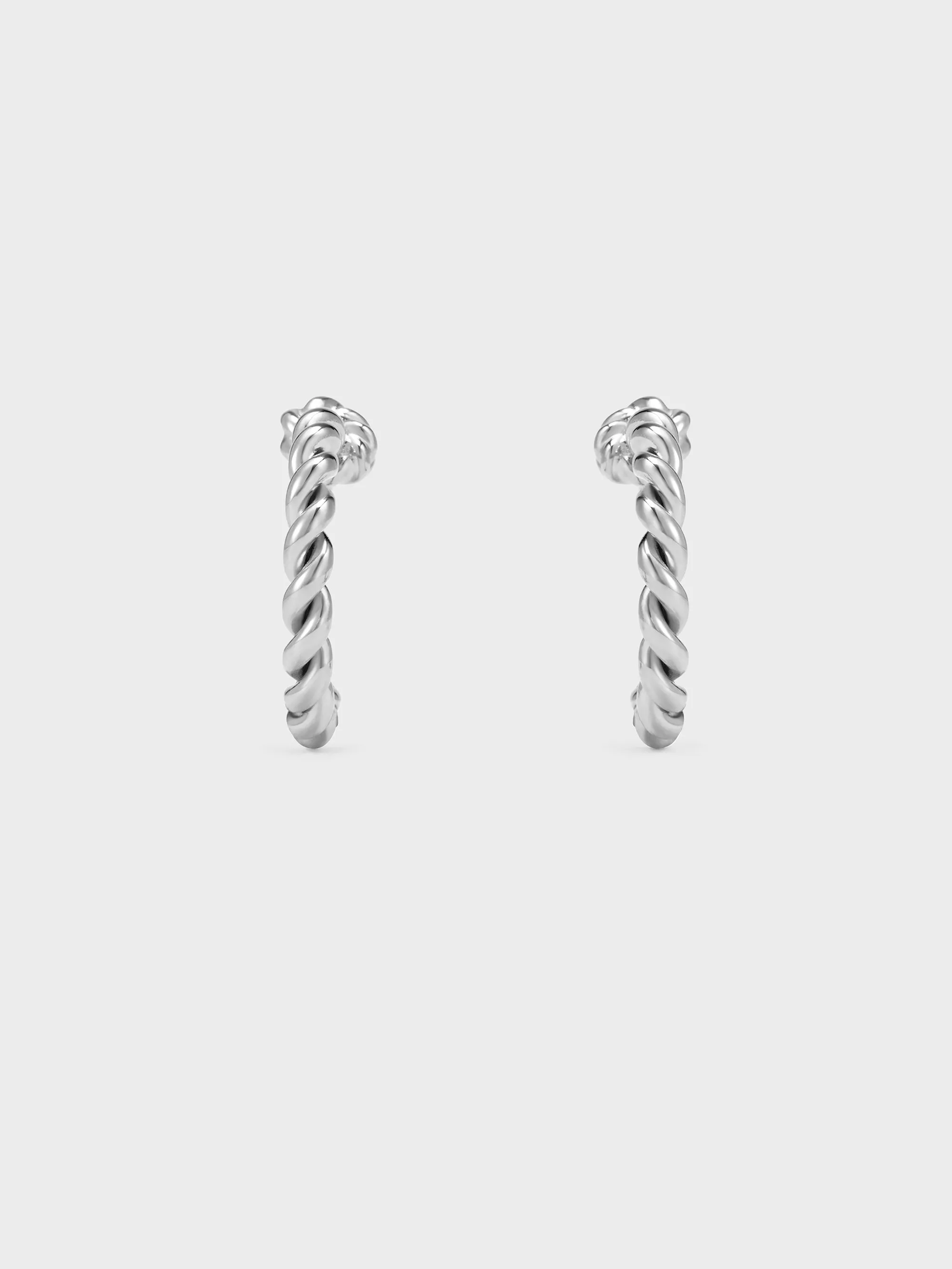 Charles & Keith - Sable Rope-Knot Hoop Earrings sold by Charles & Keith