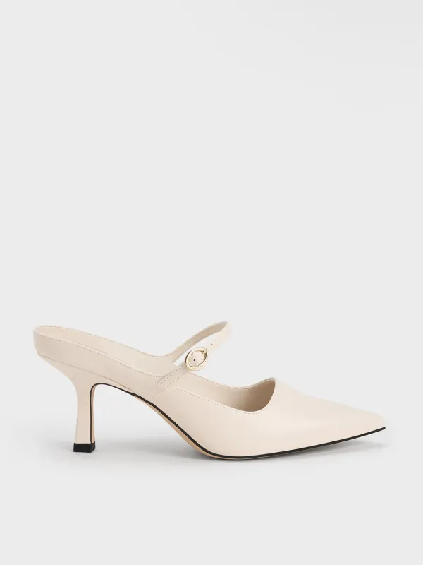 Charles & Keith - Roxane Mary Jane Heeled Mules sold by Charles & Keith