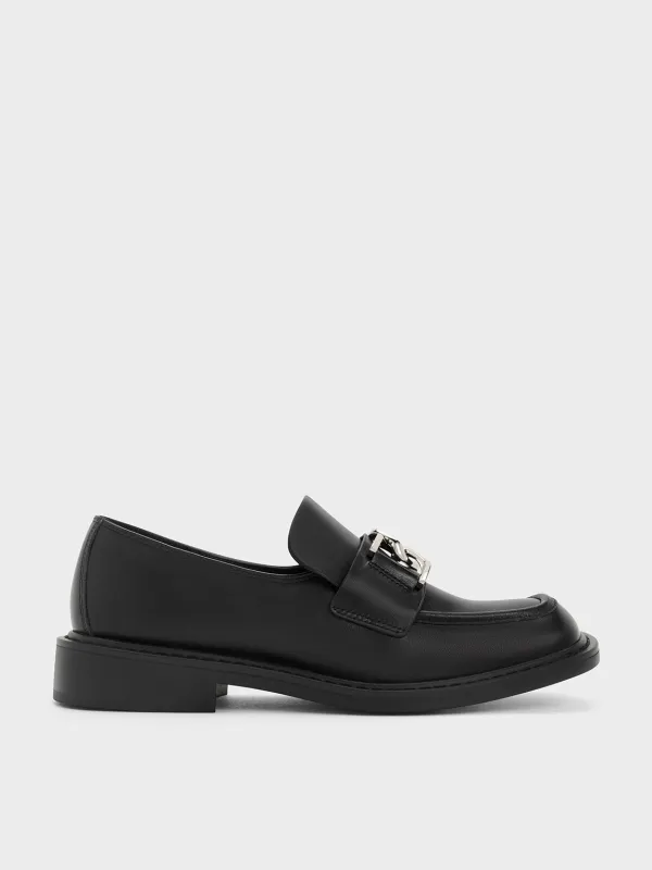 Charles & Keith - Gabine Leather Loafers made by Charles & Keith