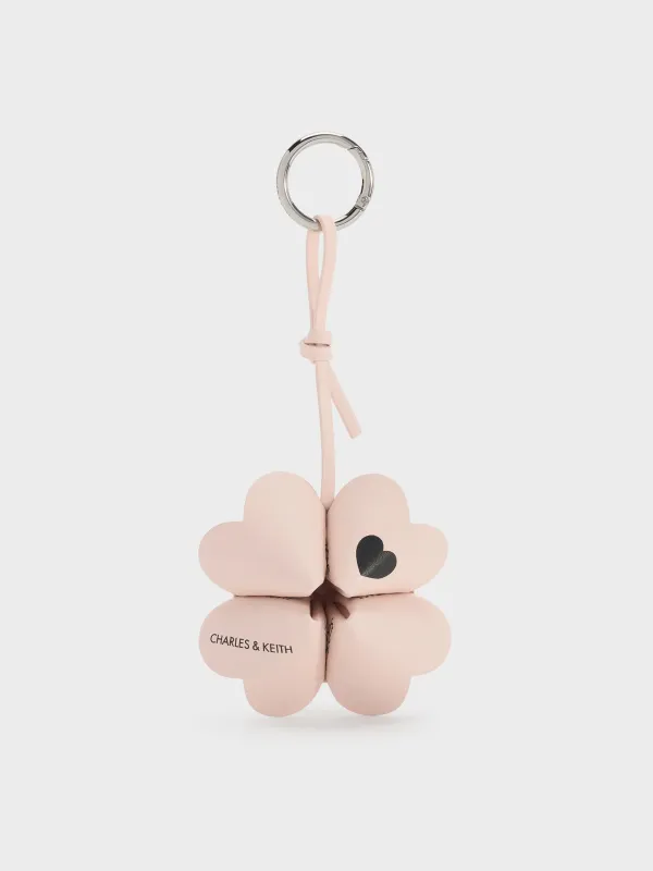 Charles & Keith - Four-Leaf Clover Heart Charm sold by Charles & Keith