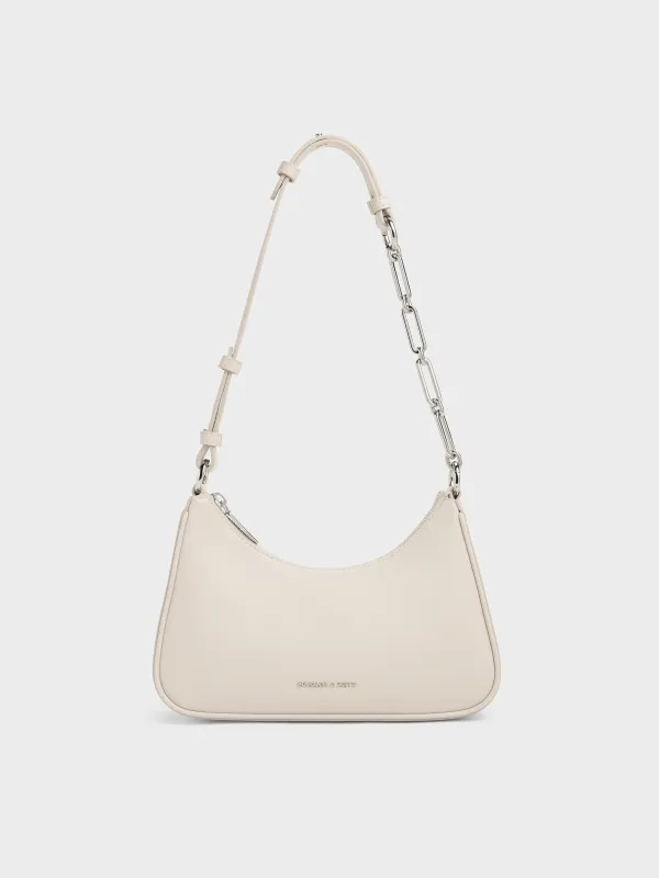 Charles & Keith - Lane Chain-Link Shoulder Bag sold by Charles & Keith