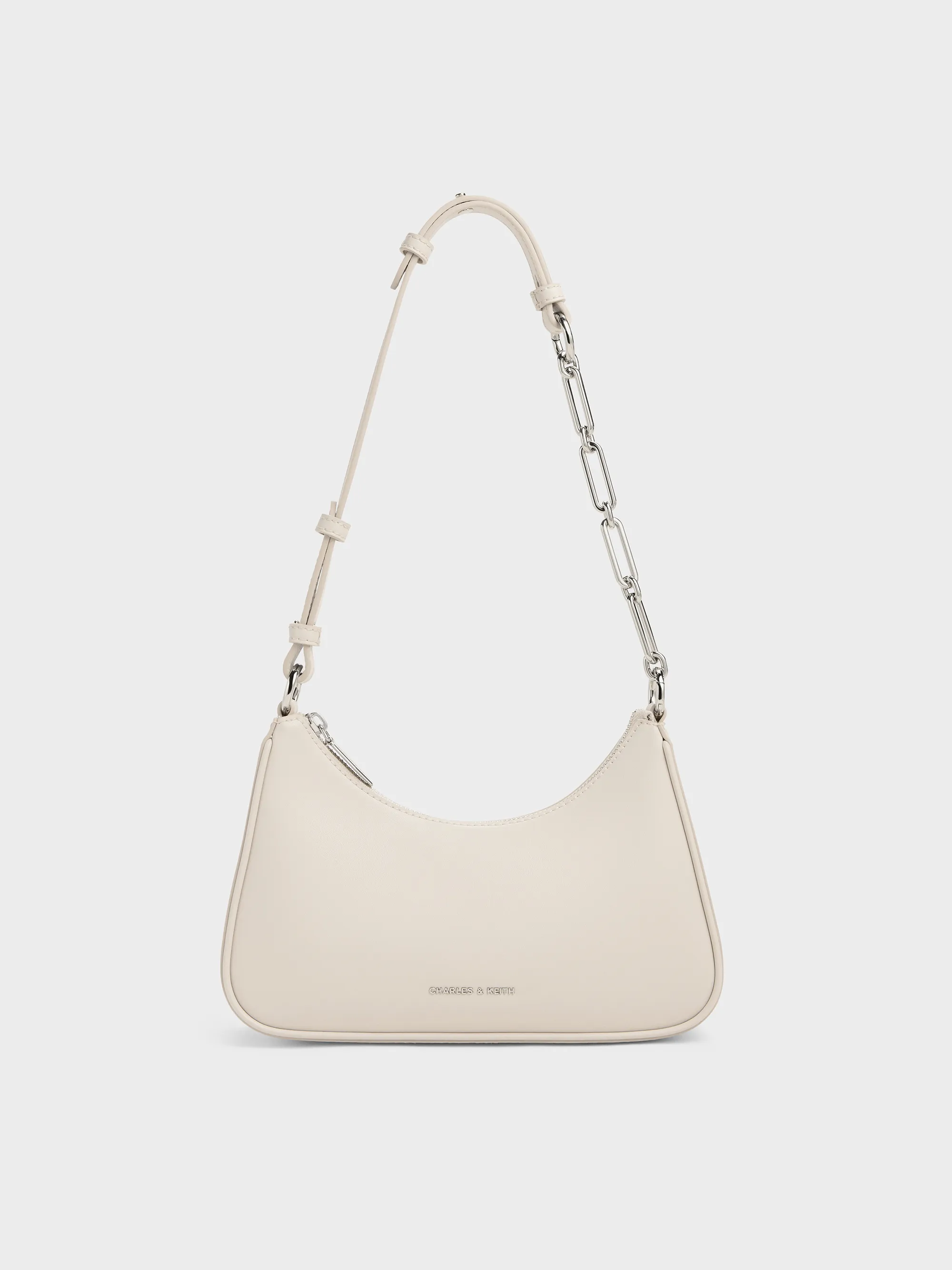 Charles & Keith - Lane Chain-Link Shoulder Bag sold by Charles & Keith