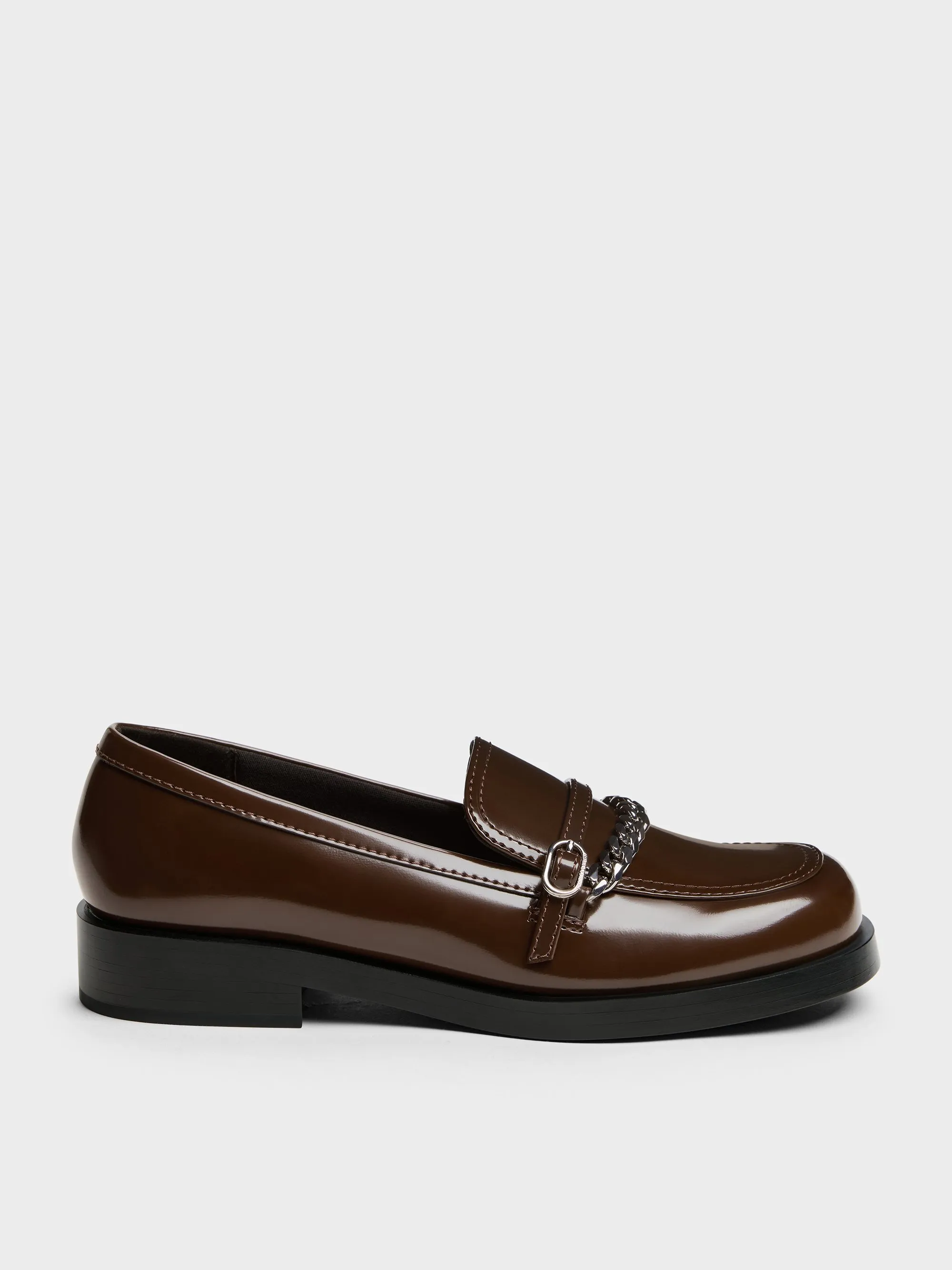 Charles & Keith - Georgie Chain Loafers sold by Charles & Keith