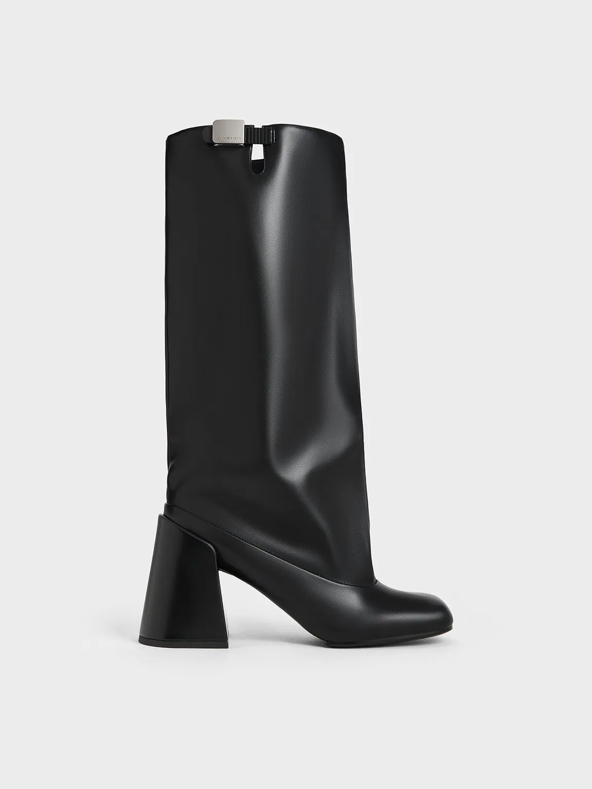 Charles & Keith - Robbie Platform Knee-High Boots sold by Charles & Keith