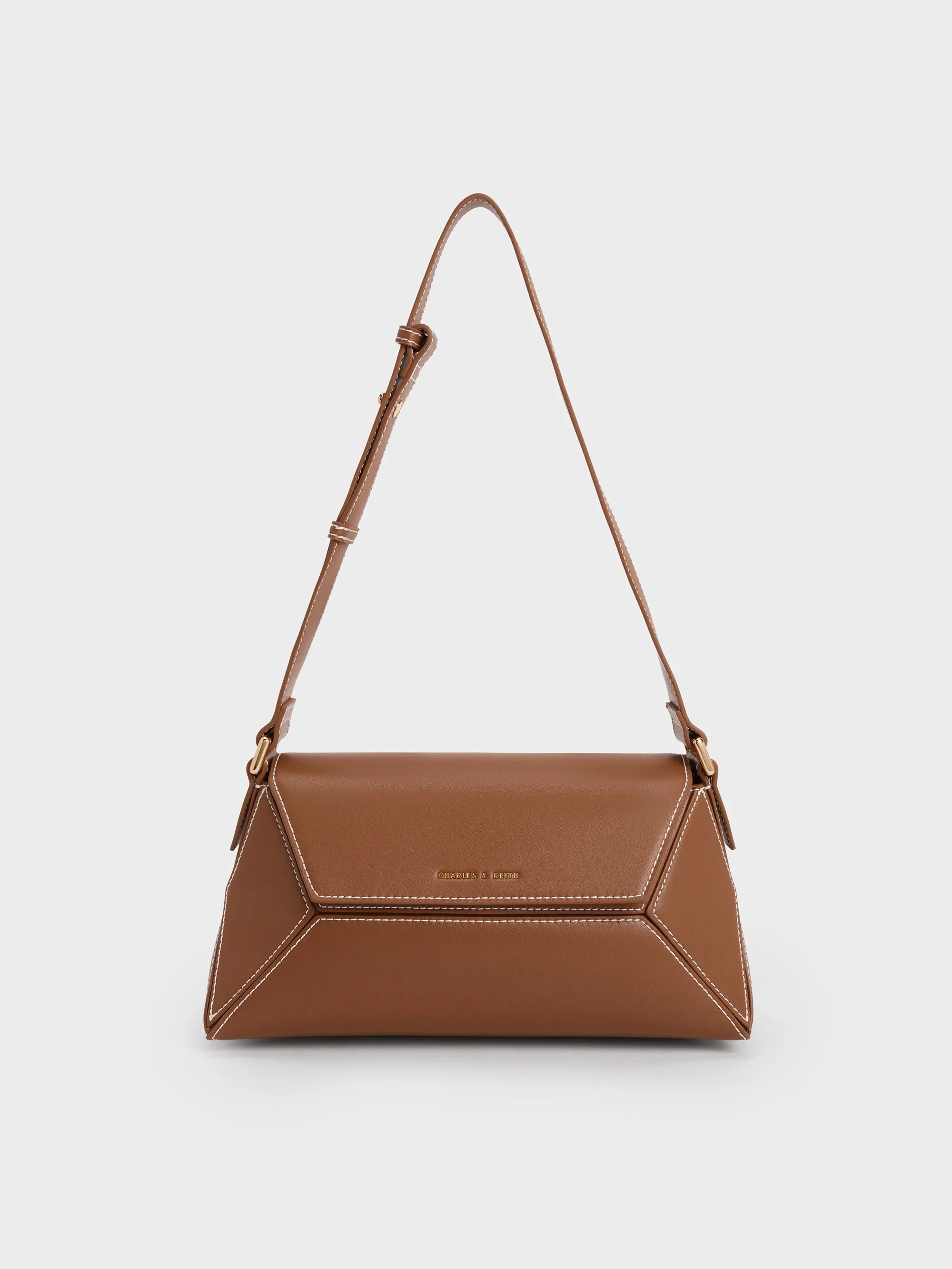 Charles & Keith - Nasrin Geometric Shoulder Bag sold by Charles & Keith