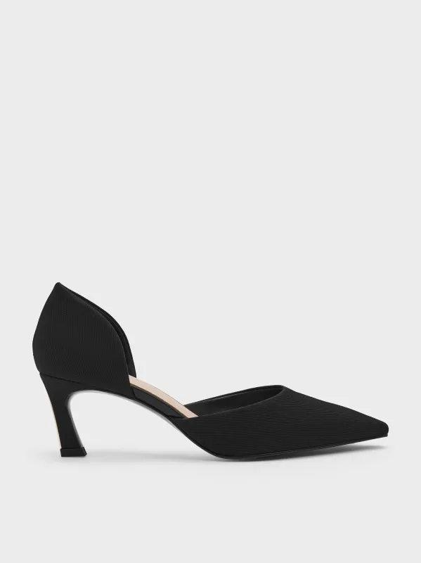 Charles & Keith - Kerra Twill Pointed D'Orsay Pumps sold by Charles & Keith