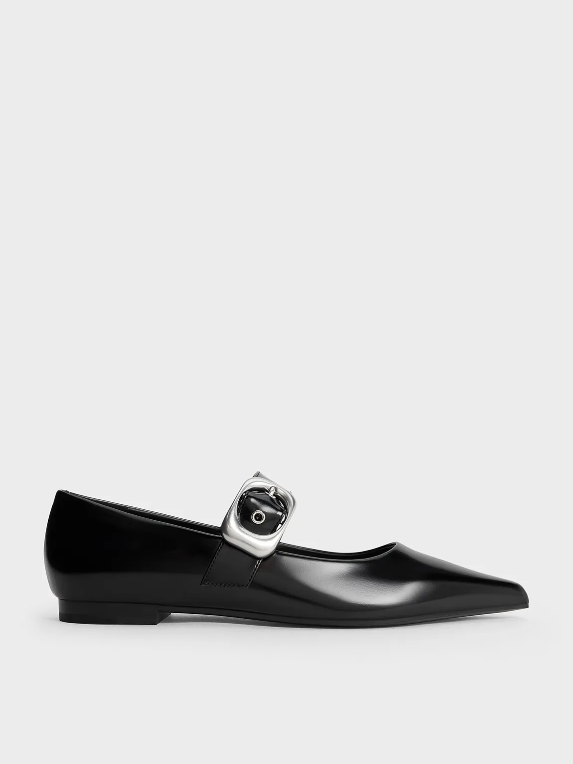 Charles & Keith - Masei Grommet-Strap Mary Janes sold by Charles & Keith