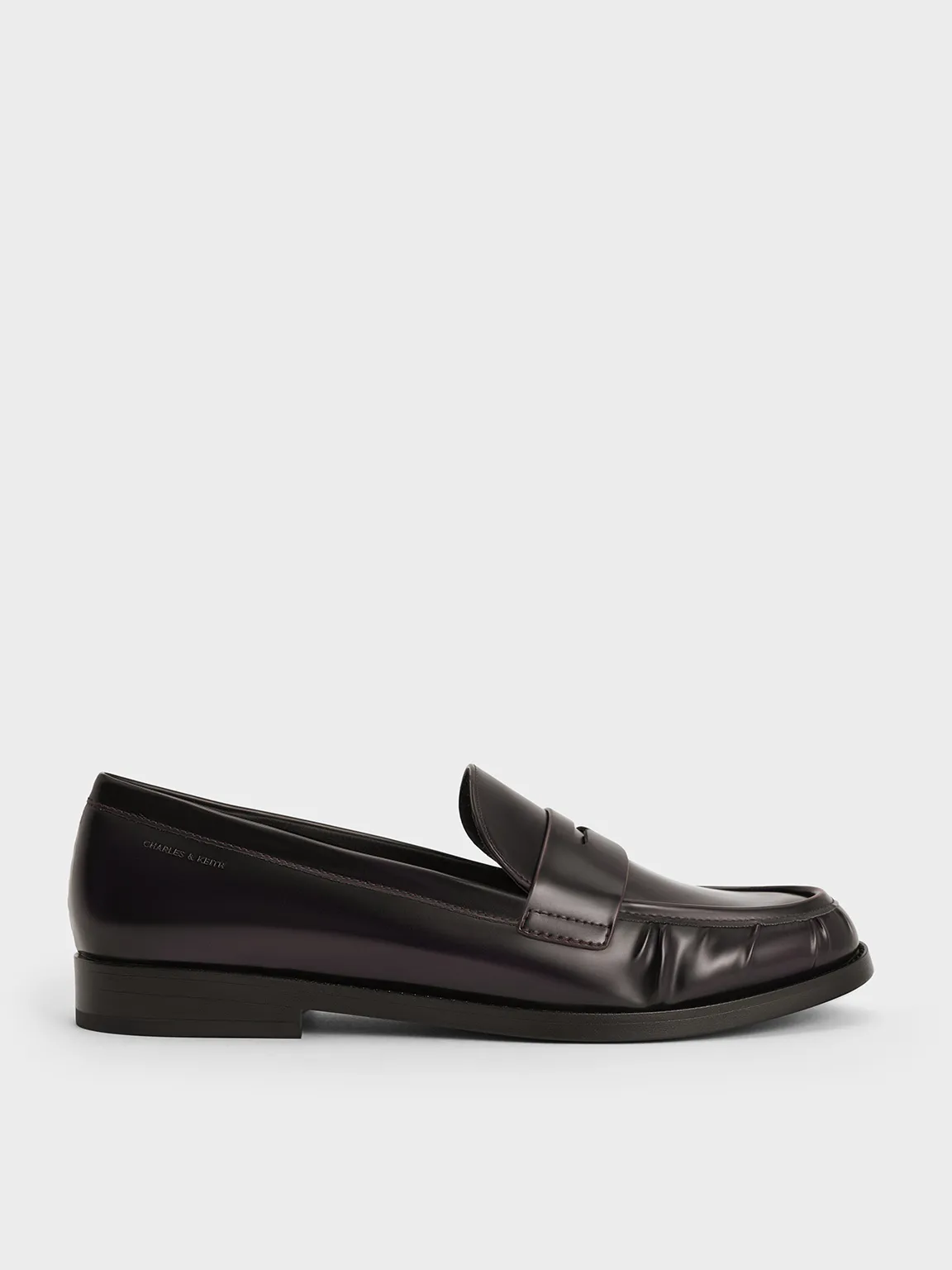 Charles & Keith - Ruched Penny Loafers sold by Charles & Keith