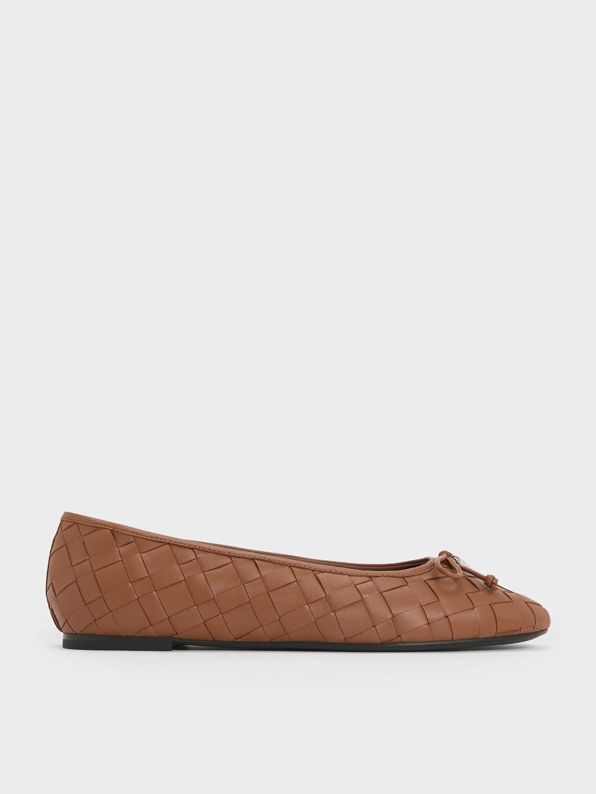 Charles & Keith - Ivette Woven Bow Ballet Flats sold by Charles & Keith