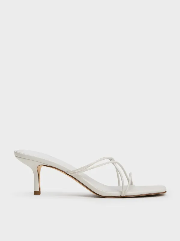 Charles & Keith - Strappy Heeled Sandals sold by Charles & Keith