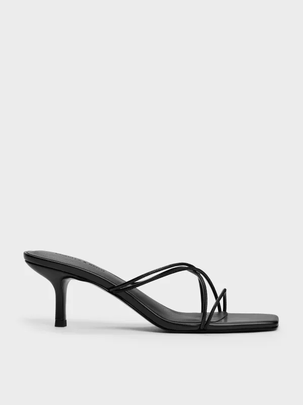 Charles & Keith - Strappy Heeled Sandals sold by Charles & Keith