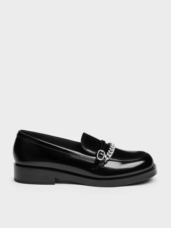 Charles & Keith - Georgie Chain Loafers sold by Charles & Keith