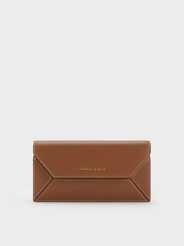 Charles & Keith - Nasrin Geometric Long Wallet sold by Charles & Keith