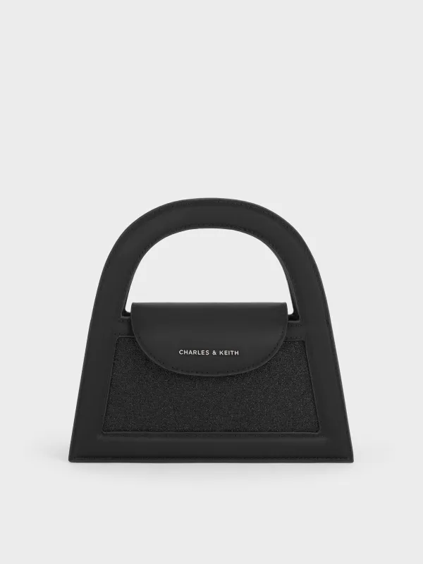 Charles & Keith - Este Glittered Top Handle Bag sold by Charles & Keith
