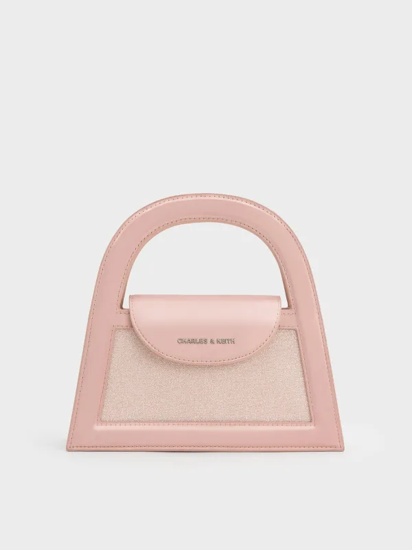 Charles & Keith - Este Glittered Top Handle Bag sold by Charles & Keith