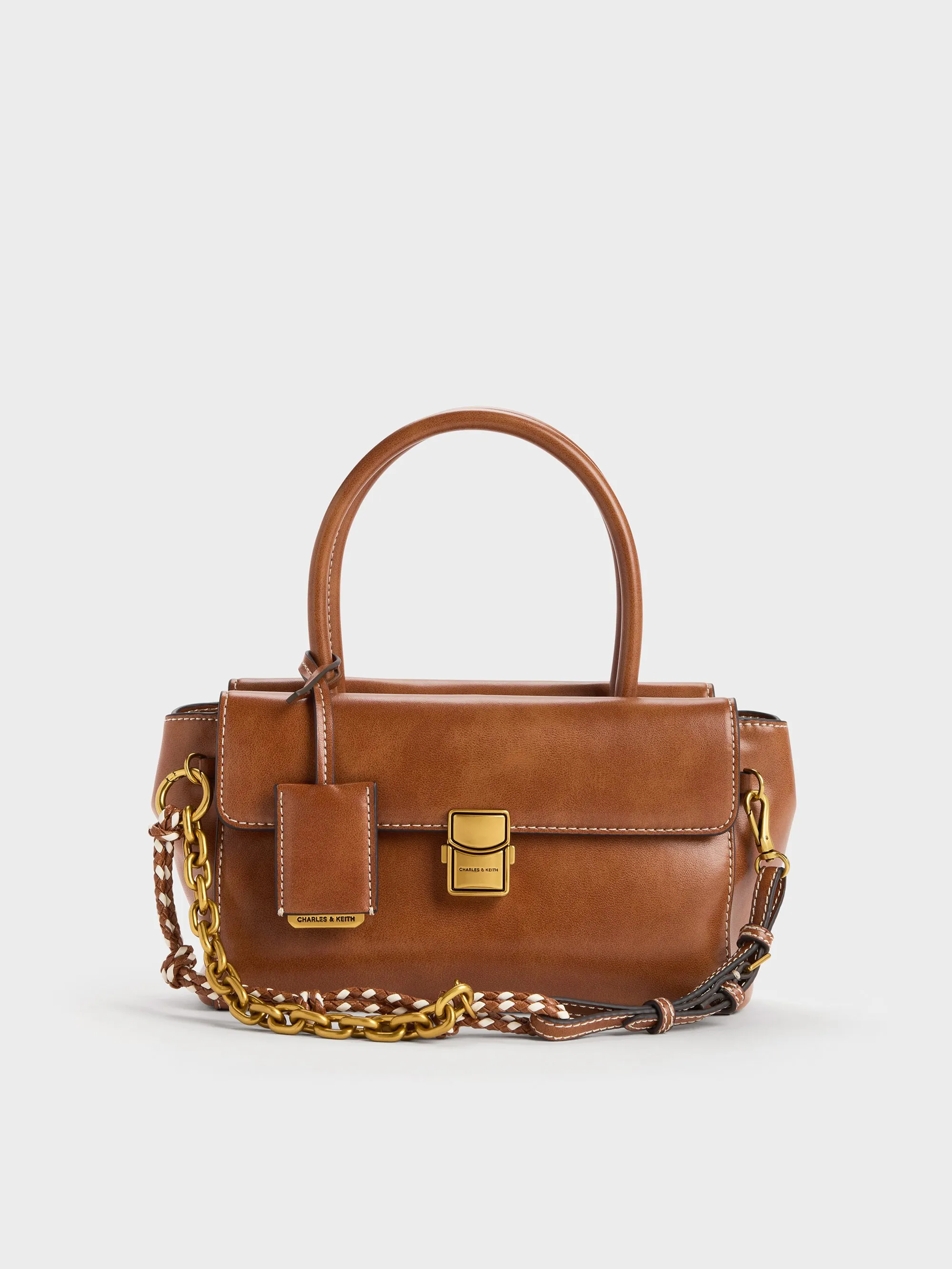 Charles & Keith - Acelynn Rope-Chain Tote Bag sold by Charles & Keith