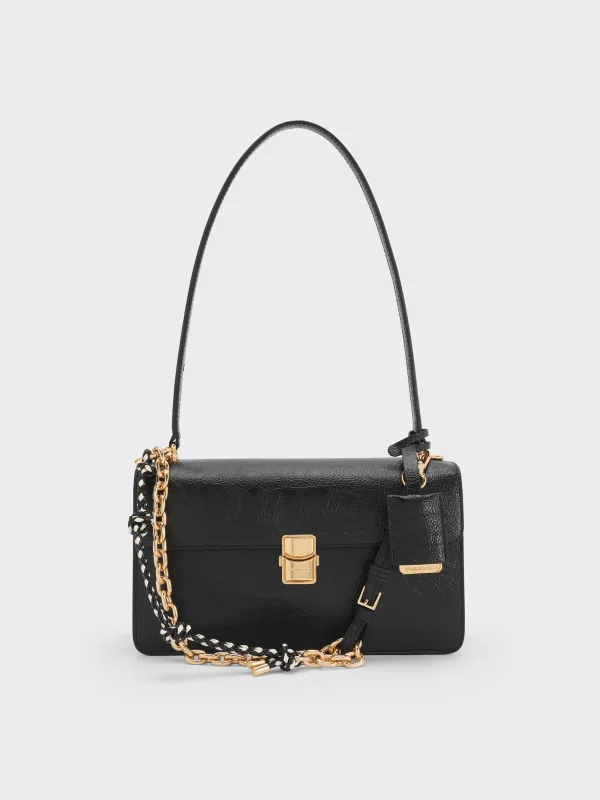 Charles & Keith - Acelynn Rope-Chain Shoulder Bag made by Charles & Keith
