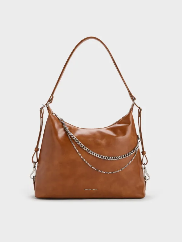 Charles & Keith - Atwood Chain Convertible Hobo Bag made by Charles & Keith