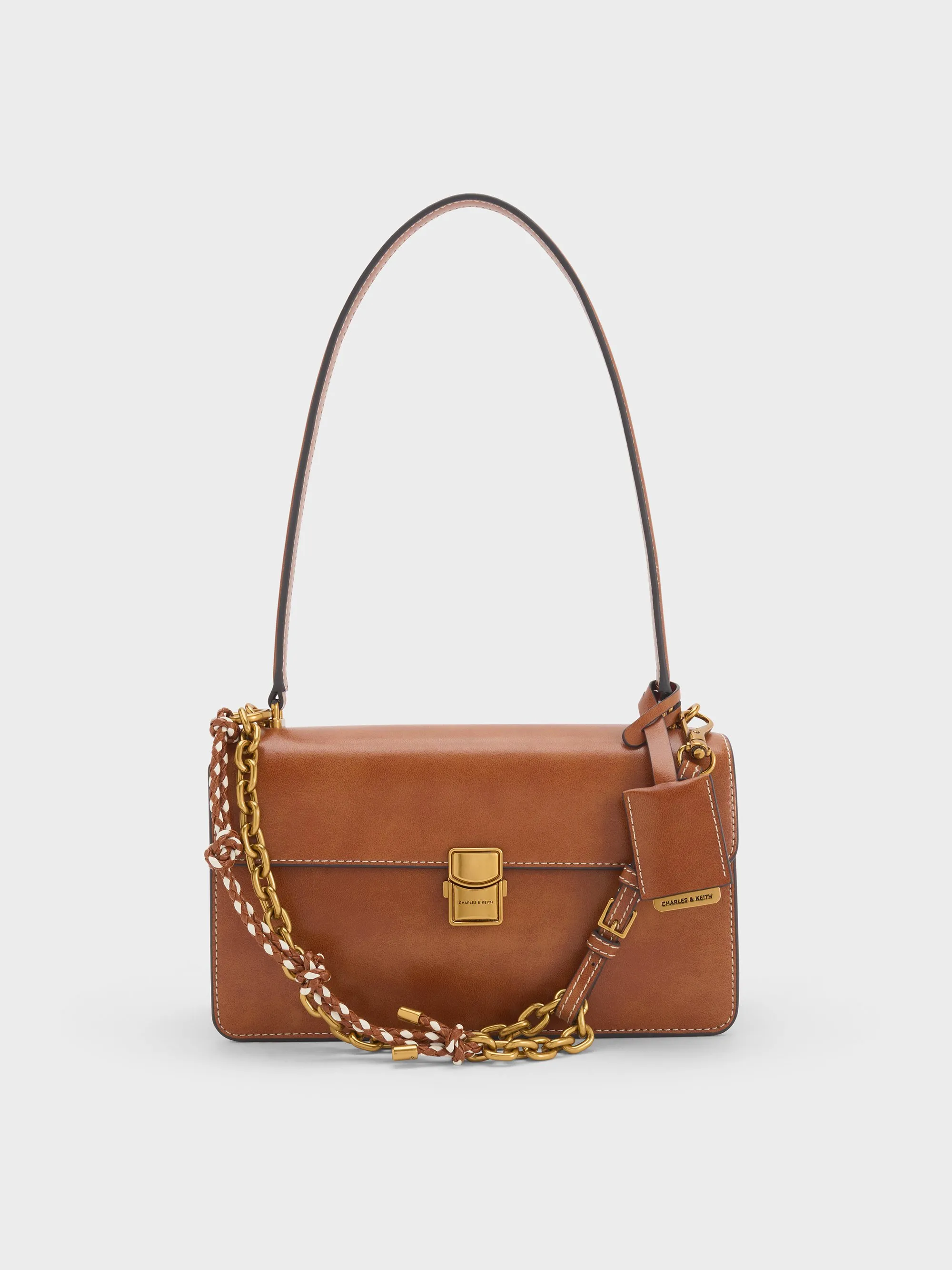 Charles & Keith - Acelynn Rope-Chain Shoulder Bag sold by Charles & Keith