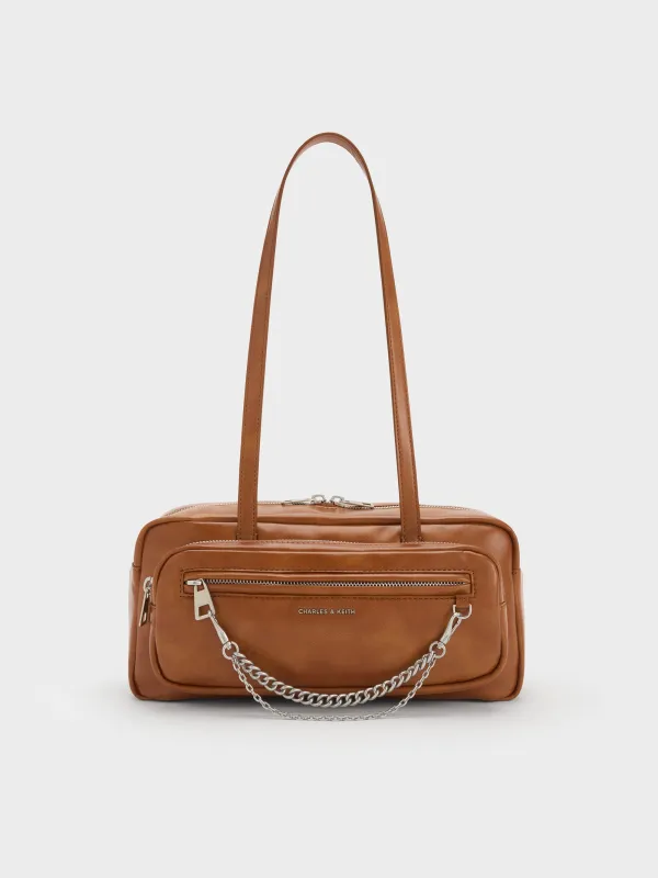Charles & Keith - Atwood Chain Elongated Shoulder Bag made by Charles & Keith