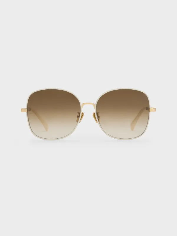 Charles & Keith - Ivette Butterfly Sunglasses made by Charles & Keith