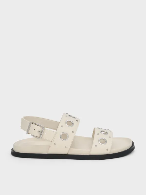 Charles & Keith - Grommet Slingback Sandals sold by Charles & Keith